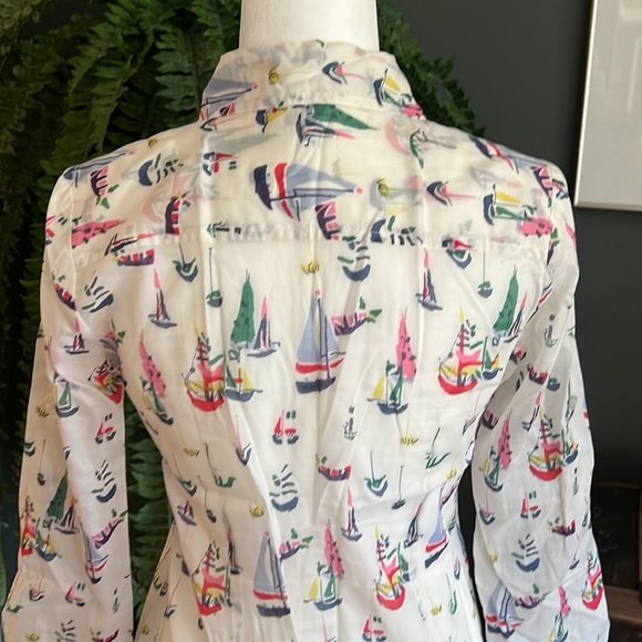 Milly size 2 nautical blouse - Picture 2 of 2